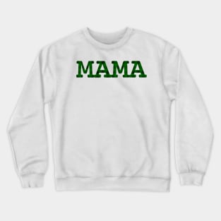 Mama Green Plaid Crewneck Sweatshirt